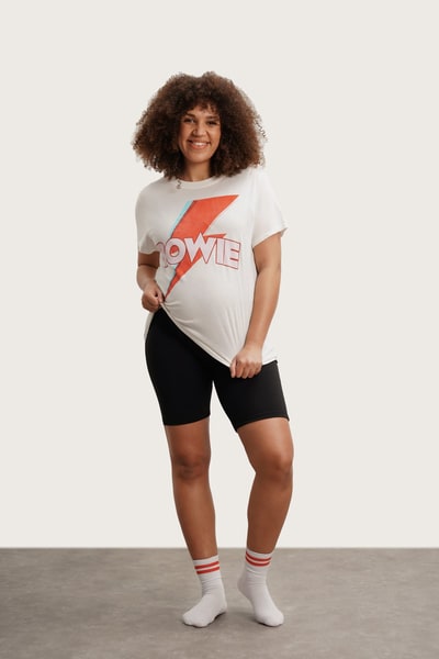 NOM Maternity The Groove Tee Bowie