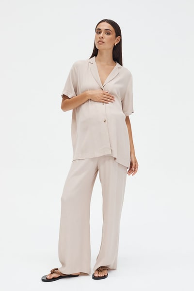 Legoe Heritage Holiday Rayon Pants II (Pumice) - FINAL SALE