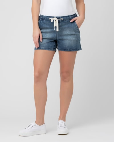 Ripe Maternity Bailey Denim Short Blue