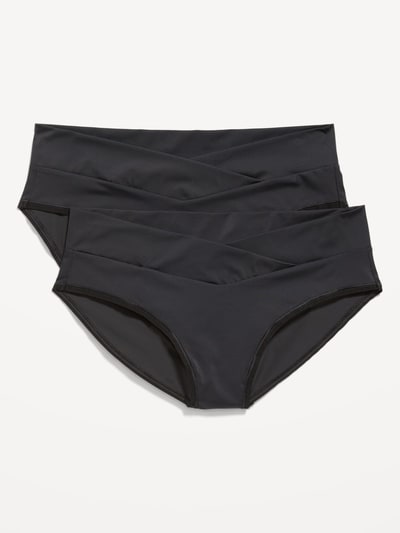 Old Navy Maternity Low-Rise No-Show Bikini Underwear 2-Pack