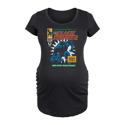 Kohl's Maternity Marvel Black Panther Comic Cover Graphic Tee