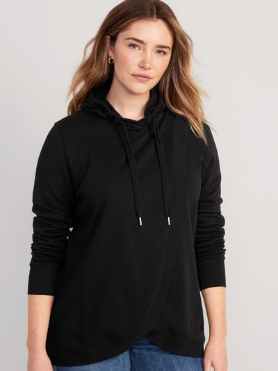 Old Navy Maternity Cross-Front Nursing Pullover Hoodie