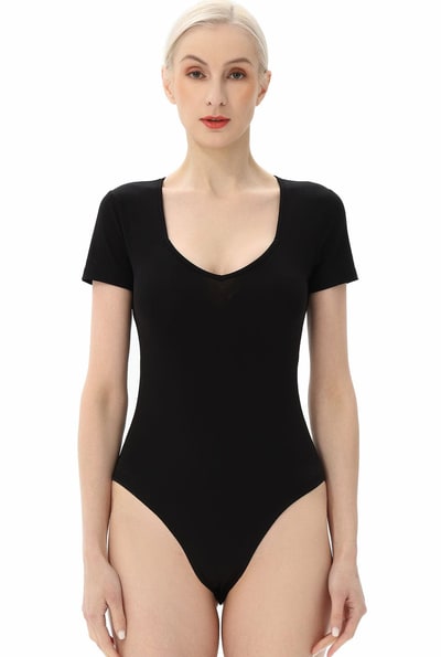 Kimi + Kai Kimi + Kai Women's Sweetheart Neck Basic Bodysuit