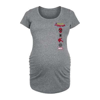 Kohl's Maternity Marvel Spider-Man Oversized Graphic Tee