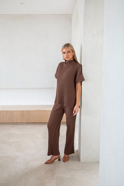 SABO Celine Pants - Chocolate
