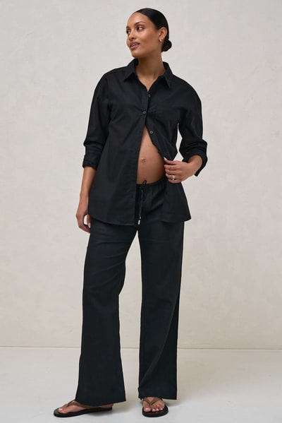 Bae the Label Timeless Wide Leg Linen Pant