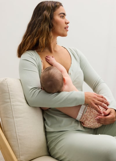 HATCH The Softest Rib Nursing Cardigan