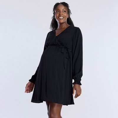 Kohl's Maternity Motherhood® Woven Wrap Mini Dress