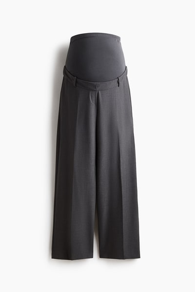 H&M MAMA Wide-Leg Dress Pants