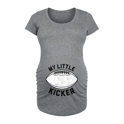 Kohl's Maternity My Little Kicker Football Graphic Tee
