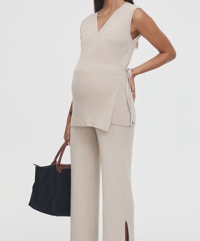 Bump City The Wrap Tie Tank