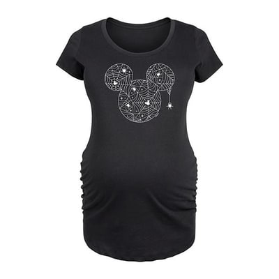 Kohl's Disney's Mickey Mouse Maternity Spider Web Graphic Tee