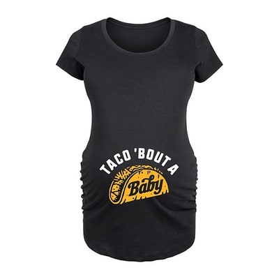 Kohl's Maternity Taco 'Bout A Baby Graphic Tee