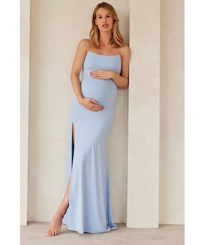 Bump City BUMPSUIT: The Rosie Dress (Powder Blue)