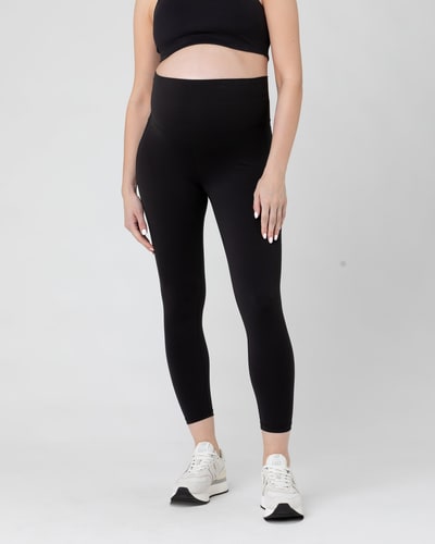 Ripe Maternity Tempo Crop Legging Black