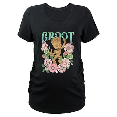 Kohl's Maternity Marvel Guardians Of The Galaxy Groot Floral Dancer Graphic Tee