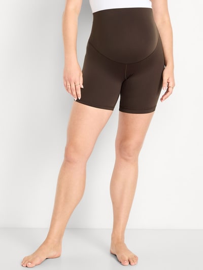 Old Navy Maternity Full Panel StudioSmooth Biker Shorts -- 6-inch inseam