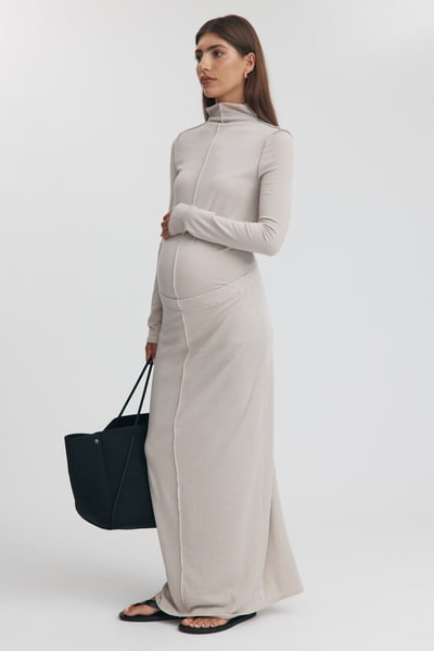 Legoe Heritage Relaxed Merino Wool Blend Skirt