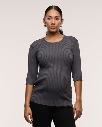 Soon Maternity 2-way Sleeve Feeding Top