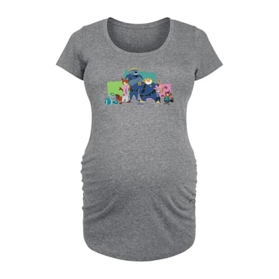 Target Women's Zootopia 2 Nick, Judy, And Friends - Heather Grey - Small