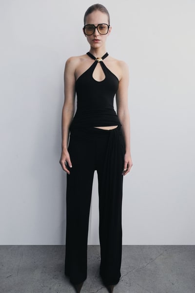 MESHKI Ramona Modal Straight Leg Pant