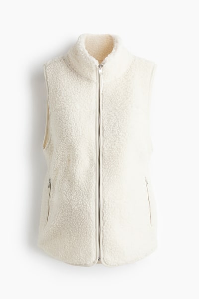 H&M MAMA Before & After Babywearing Teddy Fleece Vest