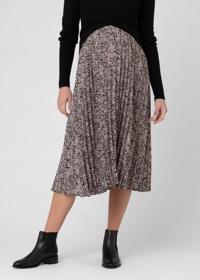 Ingrid & Isabel Ripe Maternity Florence Pleat Maternity Midi Skirt