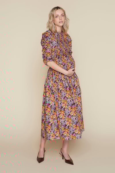 Apparalel Tay Maternity Dress in Antique Garden