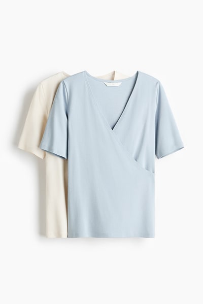 H&M MAMA 2-pack Nursing Tops