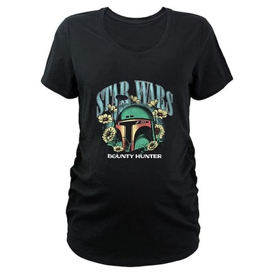 Kohl's Maternity Star Wars Boba Fett Floral Bounty Hunter Graphic Tee