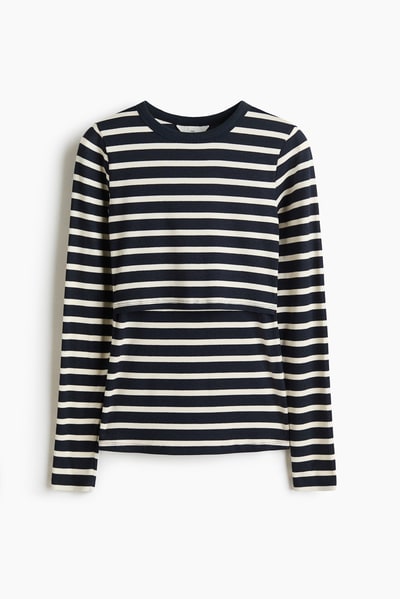 H&M MAMA Long-Sleeved Nursing Top