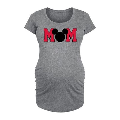 Kohl's Disney's Mickey Mouse Maternity Mom Silhouette Graphic Tee
