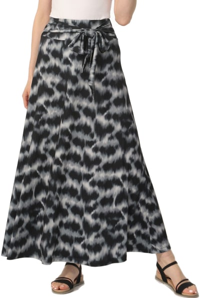 Kimi + Kai Kimi + Kai Women Belted Maxi Skirt