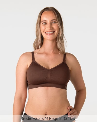 Hotmilk Lingerie My Necessity 2.0 FlexFit Nursing Bra - Chocolate