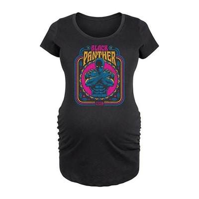 Kohl's Maternity Marvel Black Panther Tribal Graphic Tee