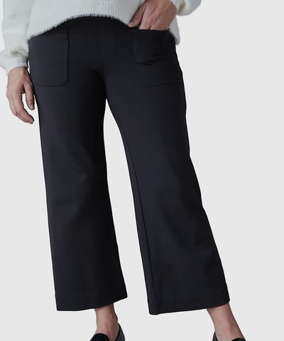 Bump City The Wide Leg Ankle Pant