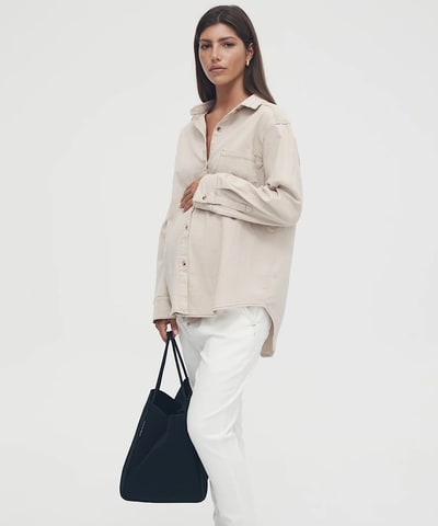 Bump City The Denim Shirt (Sandstone)