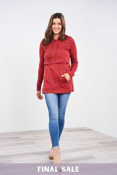 Latched Mama Latched Mama Cloud Nursing Hoodie - Final Sale