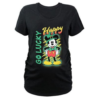 Kohl's Disney's Mickey Mouse Happy Go Lucky Maternity Graphic Tee