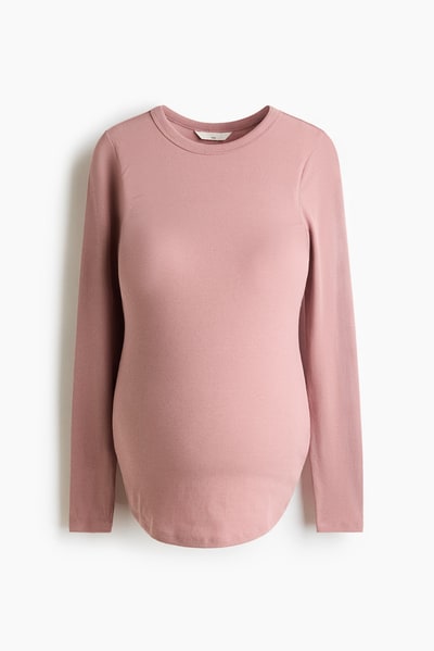 H&M MAMA Ribbed Jersey Top