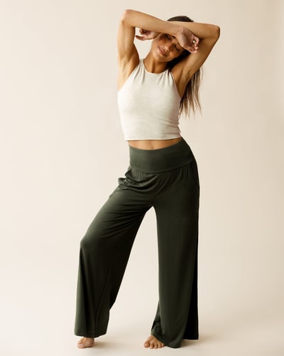 Kindred Bravely Bamboo Wide Leg Maternity & Postpartum Lounge Pant | Thyme