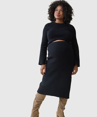 Bump City The Lizzy Midi Skirt