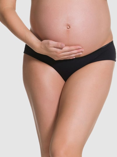 Angel Maternity Cake Maternity Croissant Bikini Brief in Nude or Black