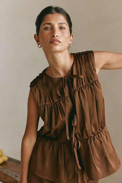 SABO Juliette Top - Chocolate