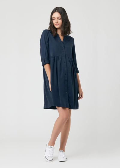 Ingrid & Isabel Ripe Maternity Demi Tencel Dress