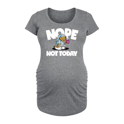 Kohl's Maternity Garfield Nope Not Today Graphic Tee