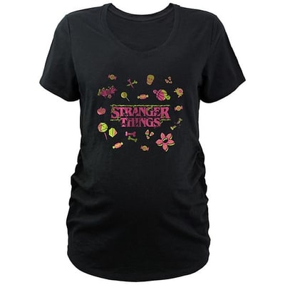 Kohl's Maternity Stranger Things Halloween Icons Graphic Tee