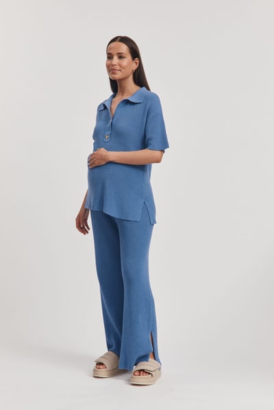 Legoe Heritage Bondi Crochet Tee (Blue) - FINAL SALE