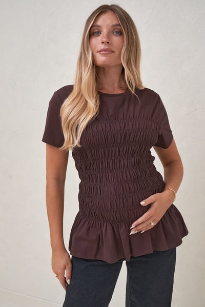 Bae the Label Bring It In Gathered Tee