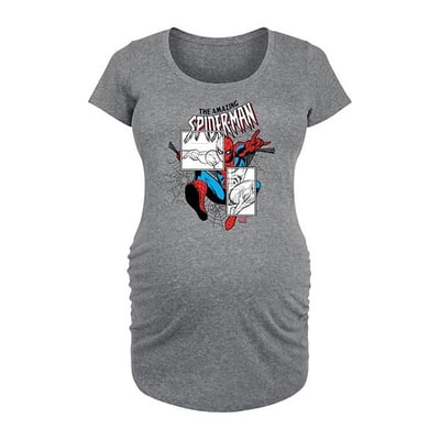 Kohl's Maternity Marvel Spider-Man Sketch Panels Graphic Tee